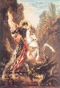 Gustave Moreau Saint George and the Dragon oil